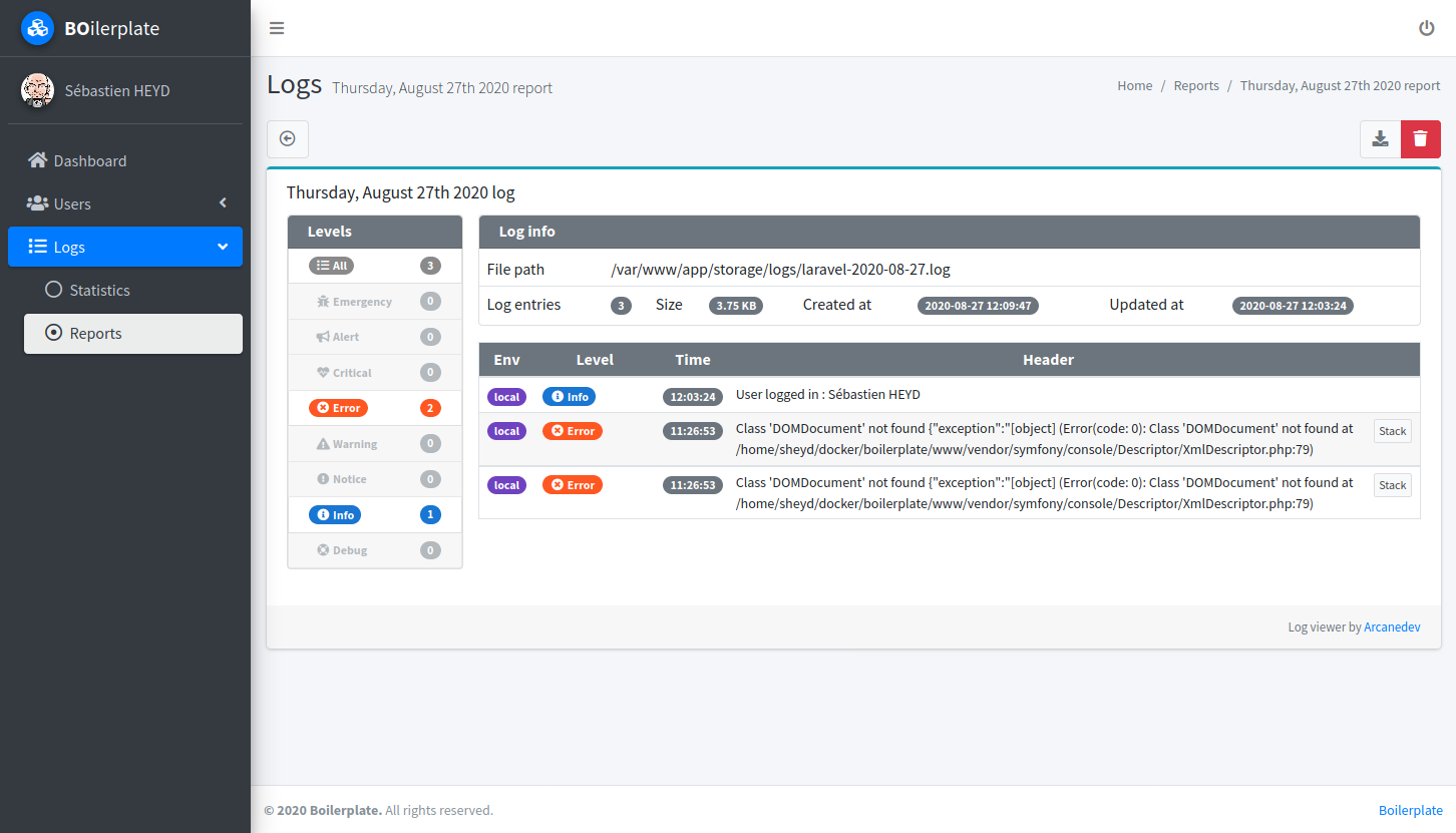 Introduction Laravel Boilerplate